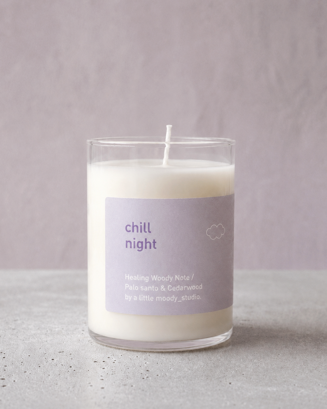 靜心淨化芳香蠟燭  chill night